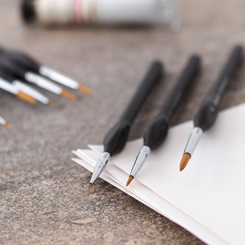 The Finesse - 5 Taklon Fine Detail Brushes
