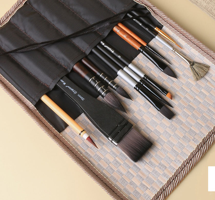 NEW - Professional 11-Piece Squirrel Hair Brush Set