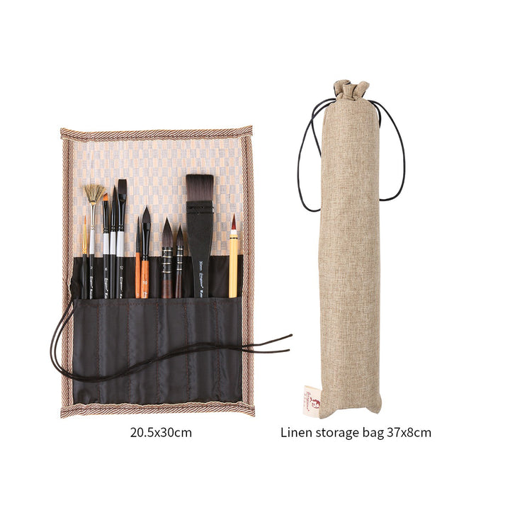 NEW - Professional 11-Piece Squirrel Hair Brush Set
