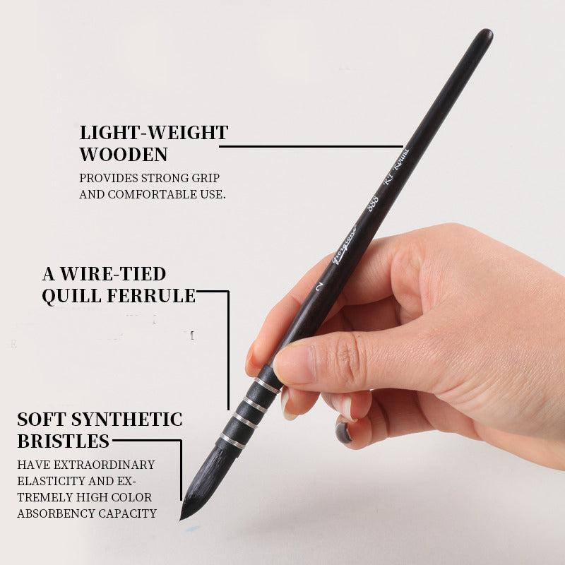 NEW - Professional 11-Piece Brush Set with Bag