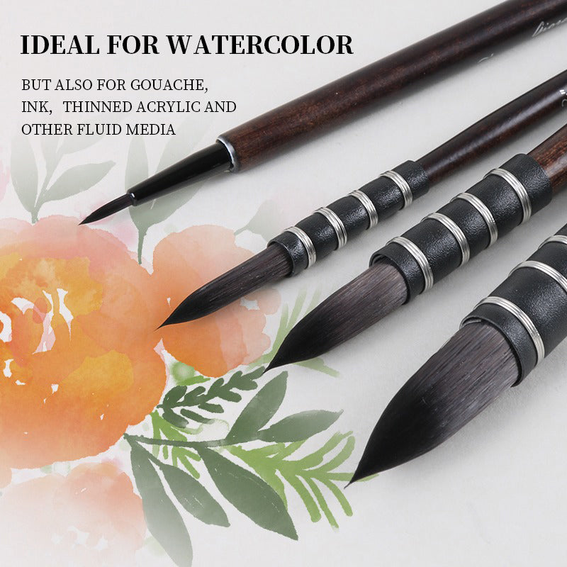 NEW - Professional 11-Piece Brush Set with Bag