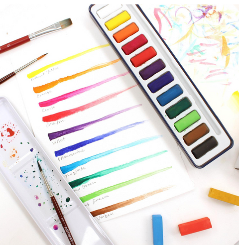 Artway watercolour set with size 3 brush