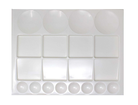 Large palette with 20 mixing wells