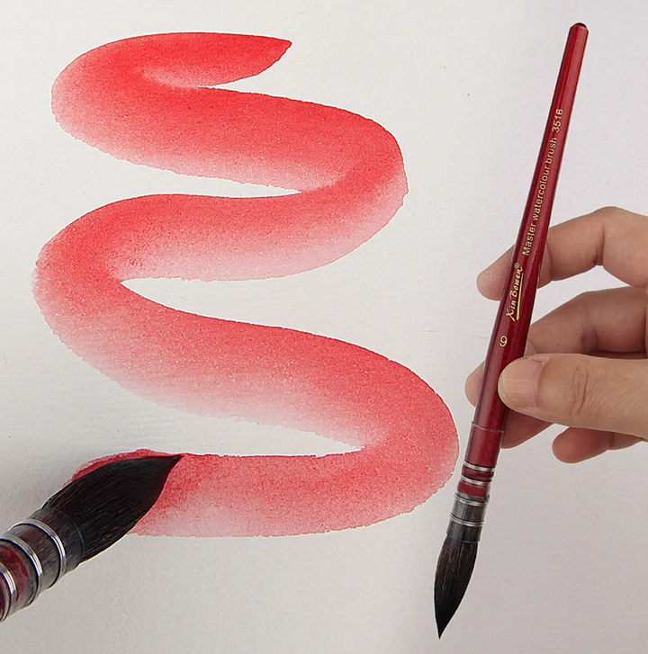 Premium Squirrel Quill Brush Set of 7