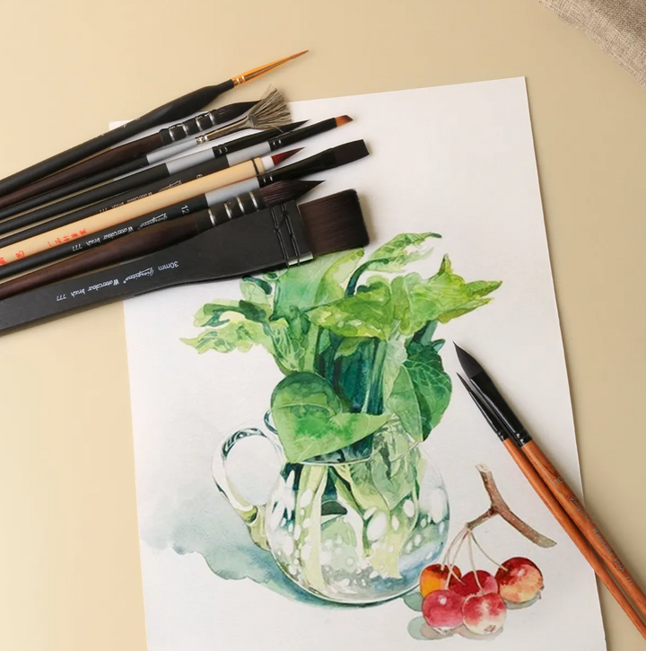 NEW - Professional 11-Piece Squirrel Hair Brush Set