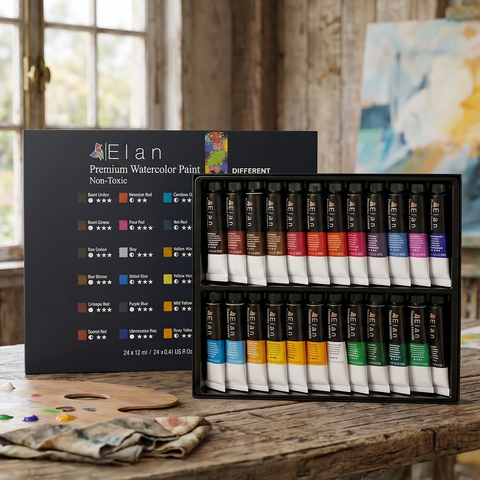 Professional watercolours, set of 24