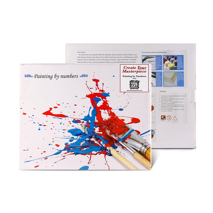 Premium Paint by Number Kit - FRAMED & UNFRAMED - Roses - 40cm x 50cm