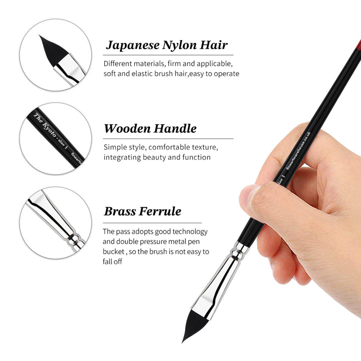 New The Kyoto Artist Brush Set of 7