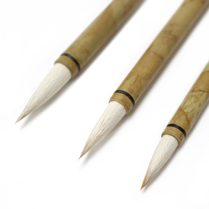 Chinese Artist Brush Set x 3 - Small, Medium & Large