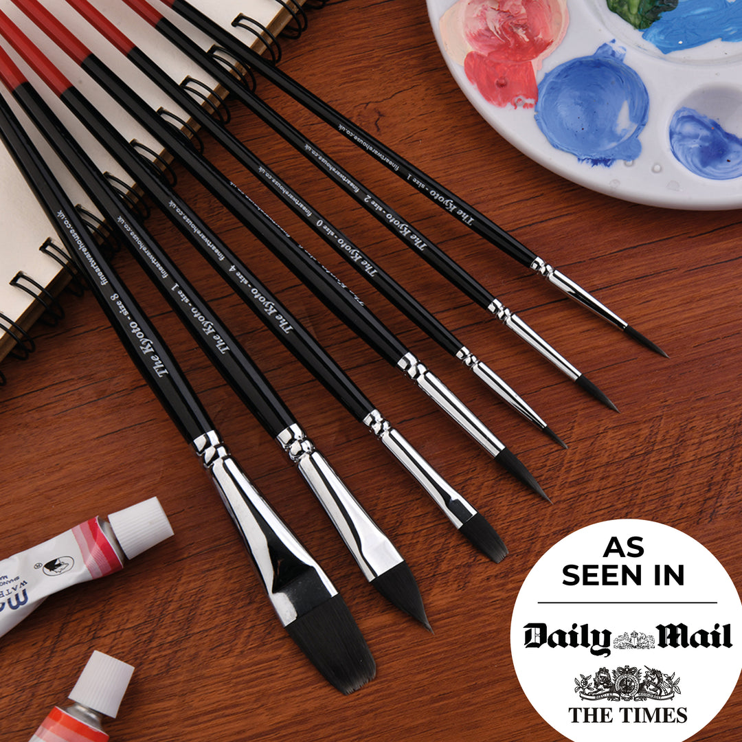 New The Kyoto Artist Brush Set of 7