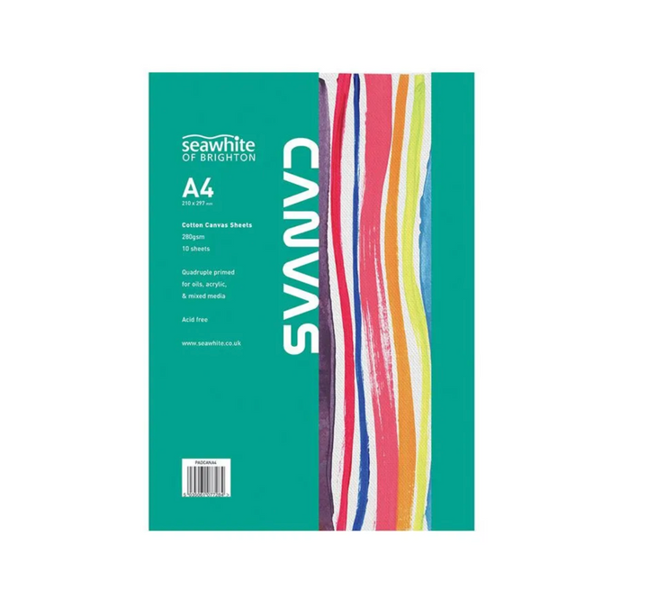 Seawhite A4 Cotton Canvas Pad  - 10 sheet pad