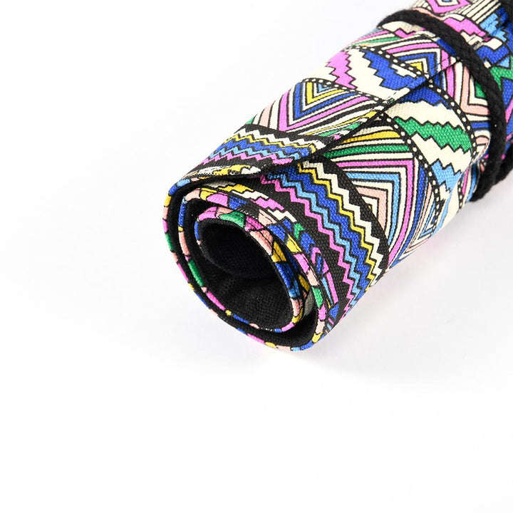 Patterned Design Brush Bag - The Fine Art Warehouse