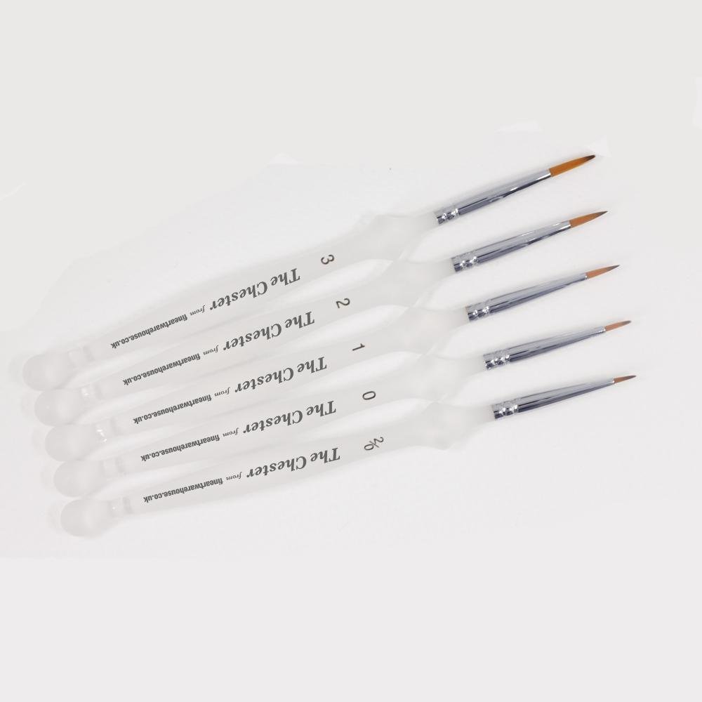 Premium Fine Detail Brush Set of 5 with Gift Box - The Fine Art Warehouse