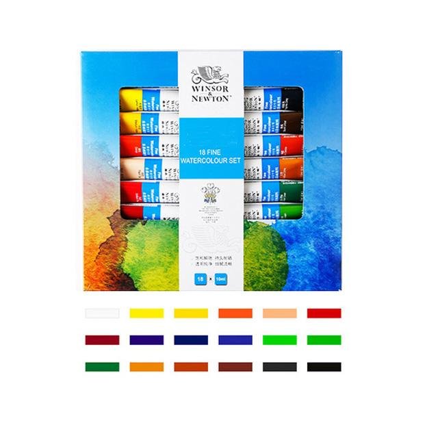 Winsor & Newton - Set of 18 Watercolour Paints