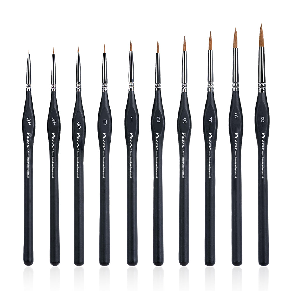 Fine Detail Brush Set of 10, The Finesse