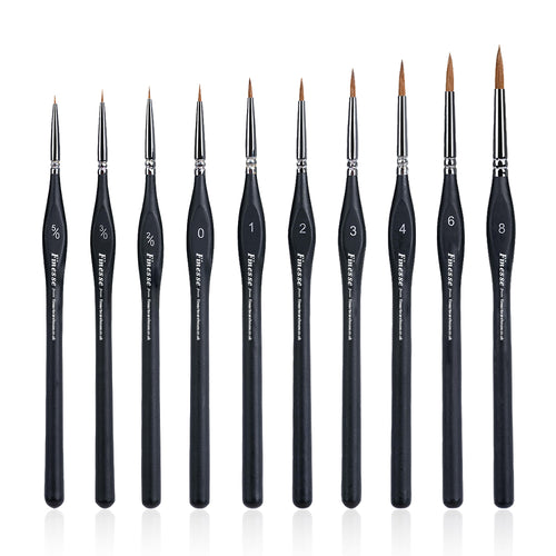 Fine Detail Brush Set of 10, The Finesse