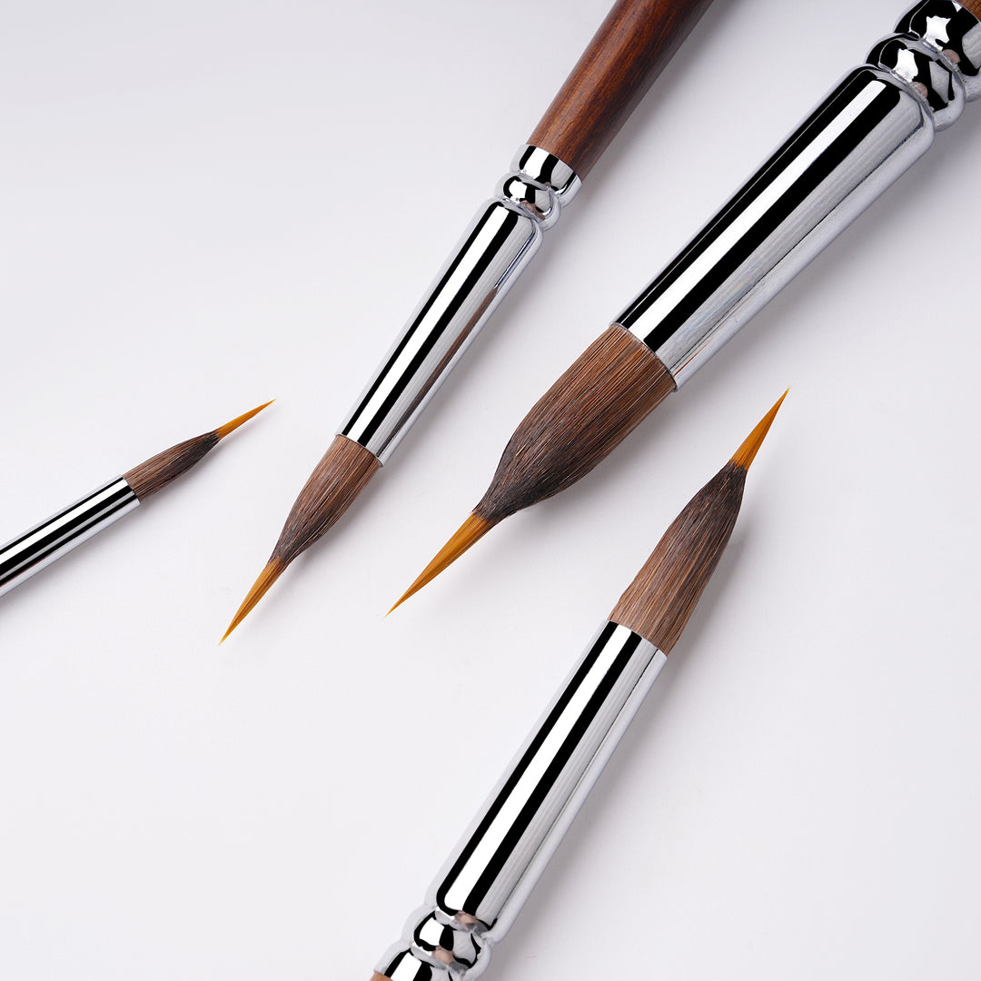 NEW: Extended Point Sable Detail Brushes with Gift Box - The Paris