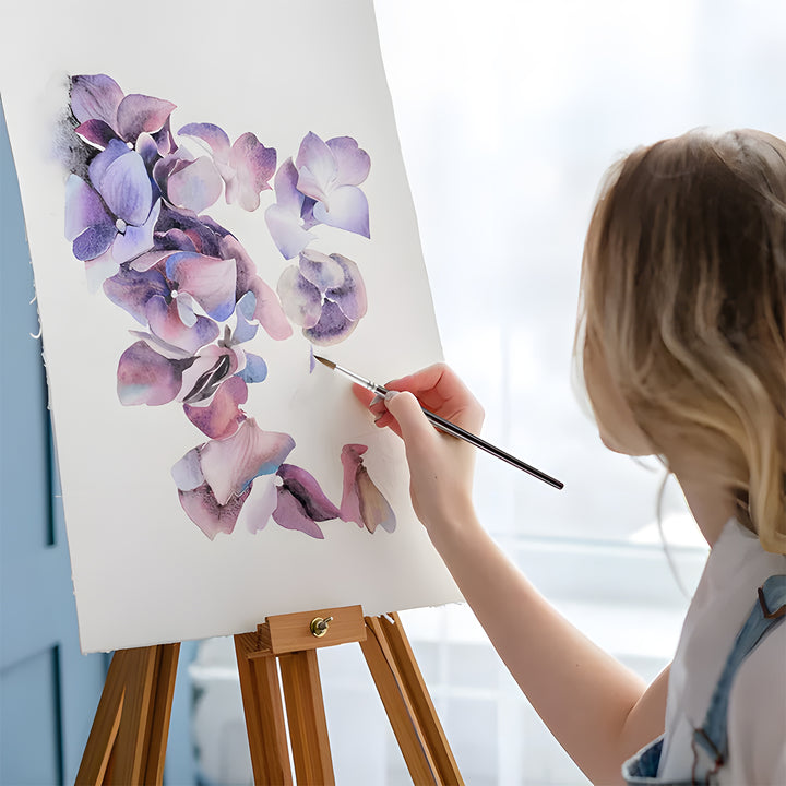 NEW - 9pcs Professional Sable Watercolor Brushes with Gift Box - The Florence