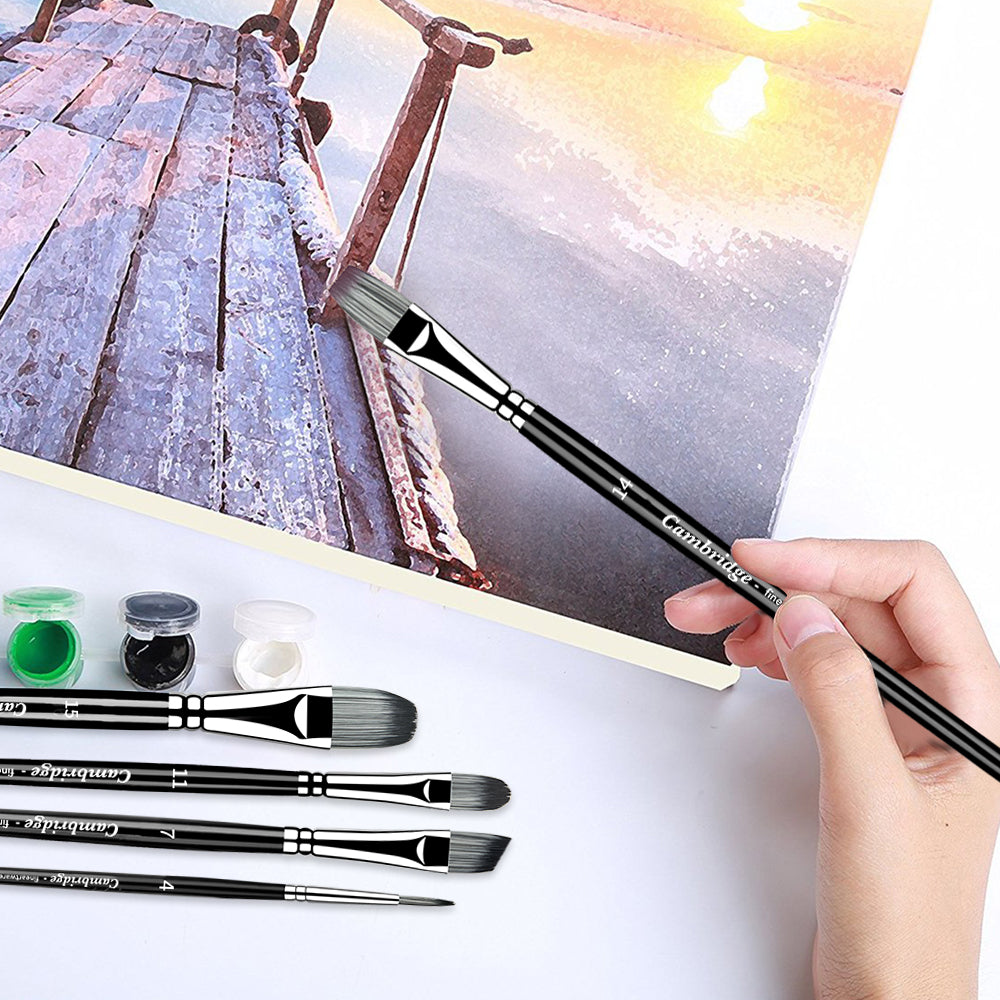 The Cambridge - 15-Piece Synthetic Artist Brush Set with Case