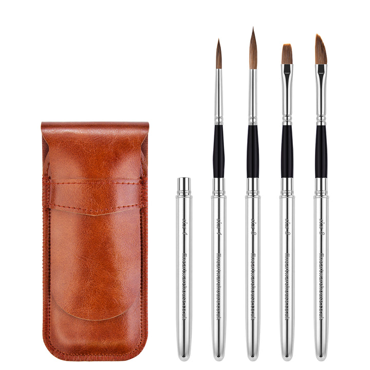 NEW: THE PROFESSIONAL TRAVEL ARTIST BRUSH SET OF 4