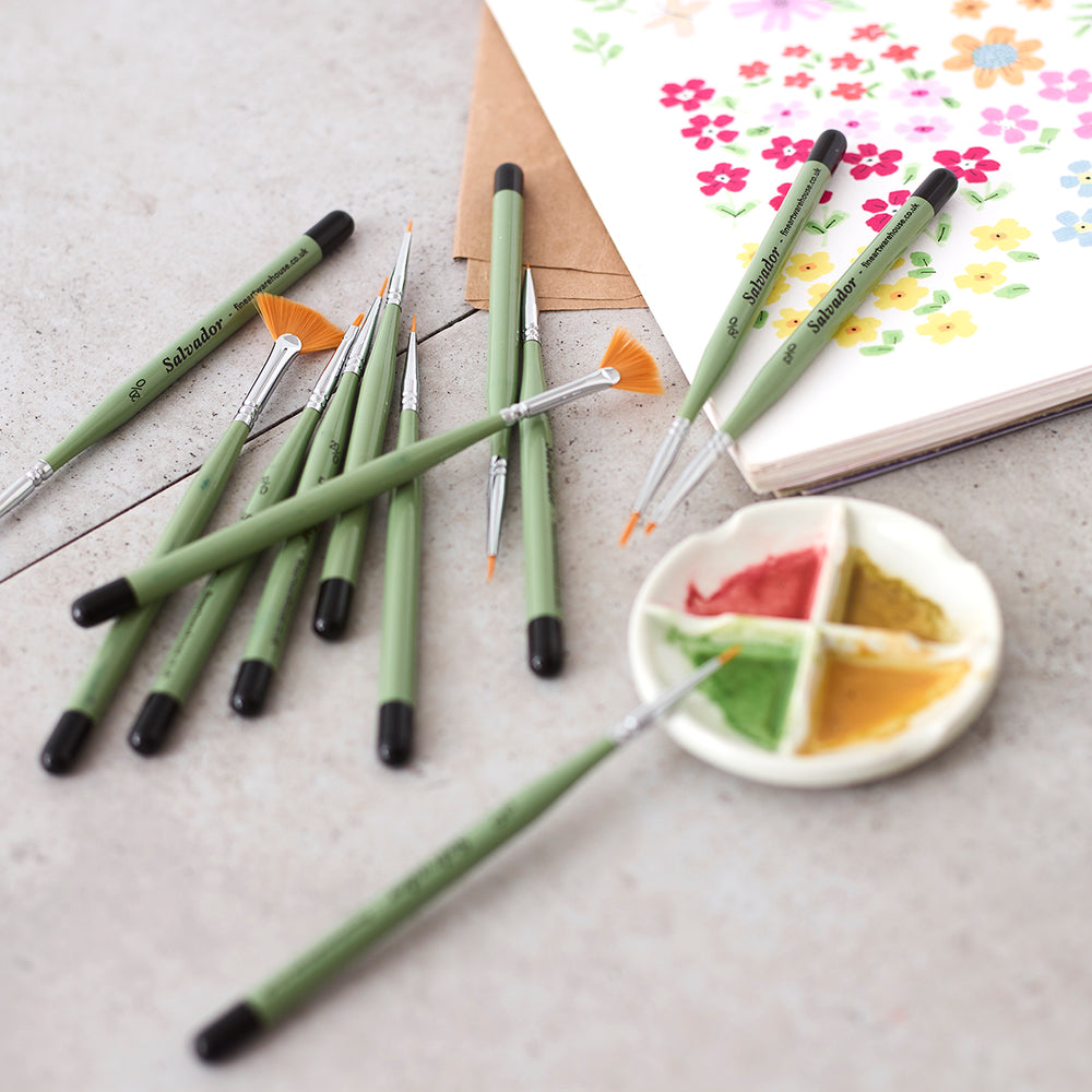 Fine Detail Brush Set of 12, Every Precision Shape, view 10