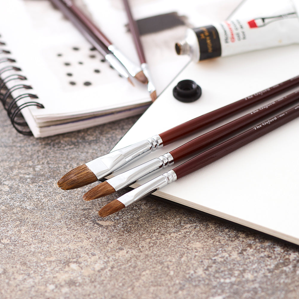 Sable Brush Set of 18 with Free Brush Roll, view 6