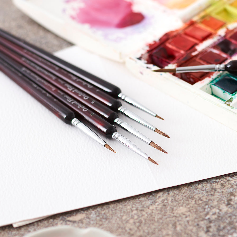 Set of 18 Sable Brushes + Free Brush Bag