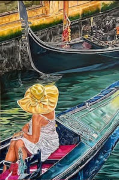 Painting by Claire Laine