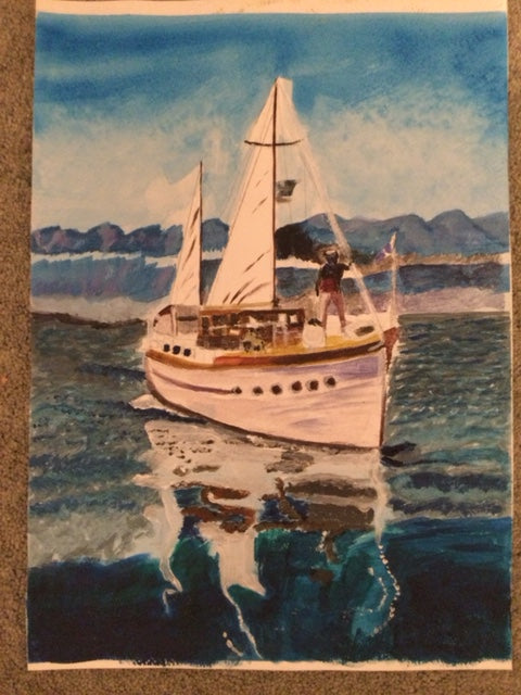 Painting by Linda Garman