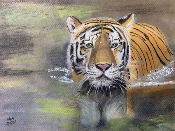 Painting by Mark Abrahams