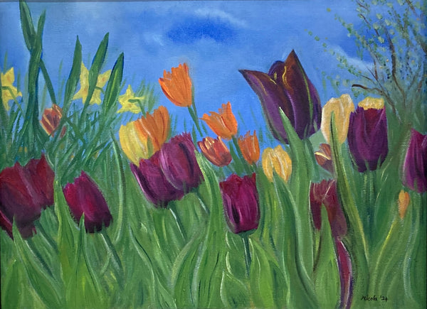 Painting by Nicola Bingham