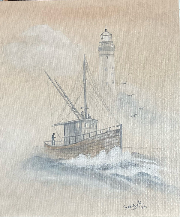 Painting by Sandra