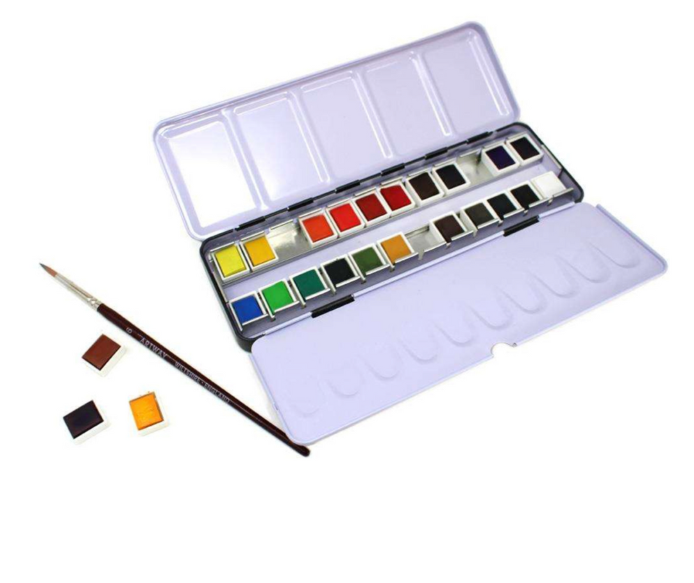 Artway Watercolour Studio 24 Set with Pro Brush, view 5