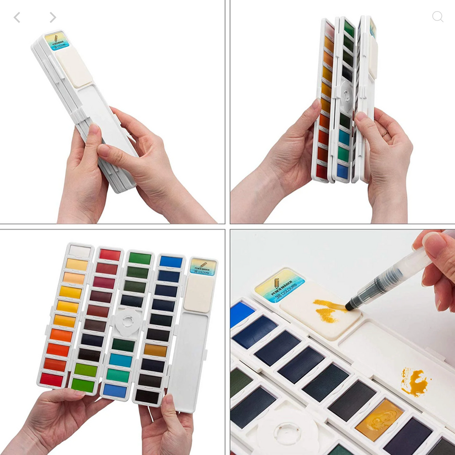 Watercolour Paint Travel Set