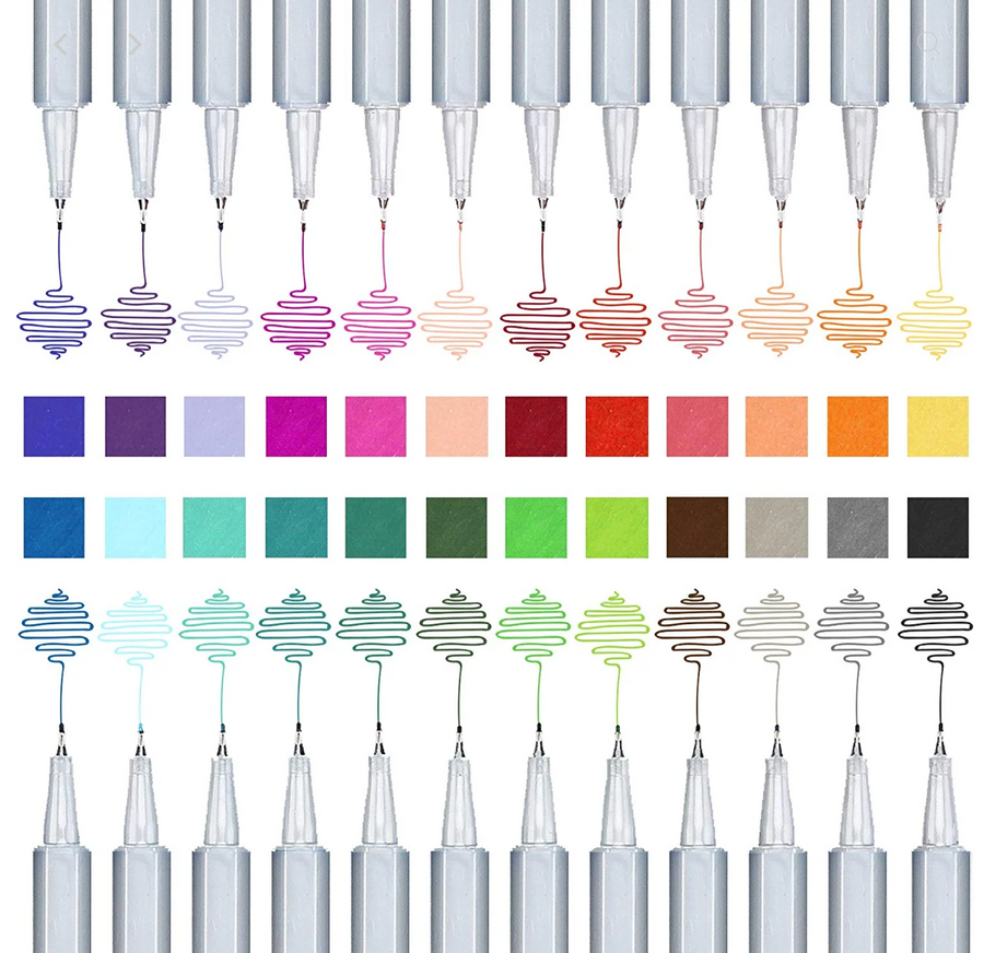 Coloured Fineliner Pens