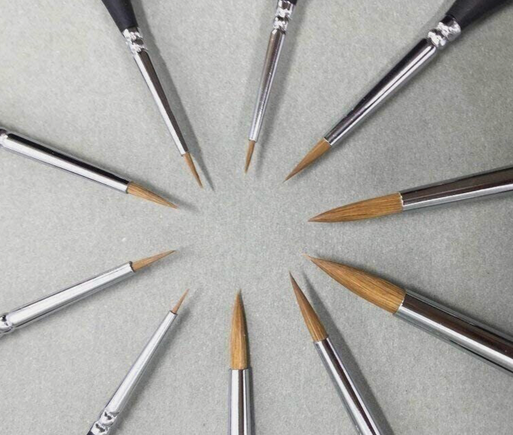 The Finesse - Fine Detail Artist Brush Set of 10