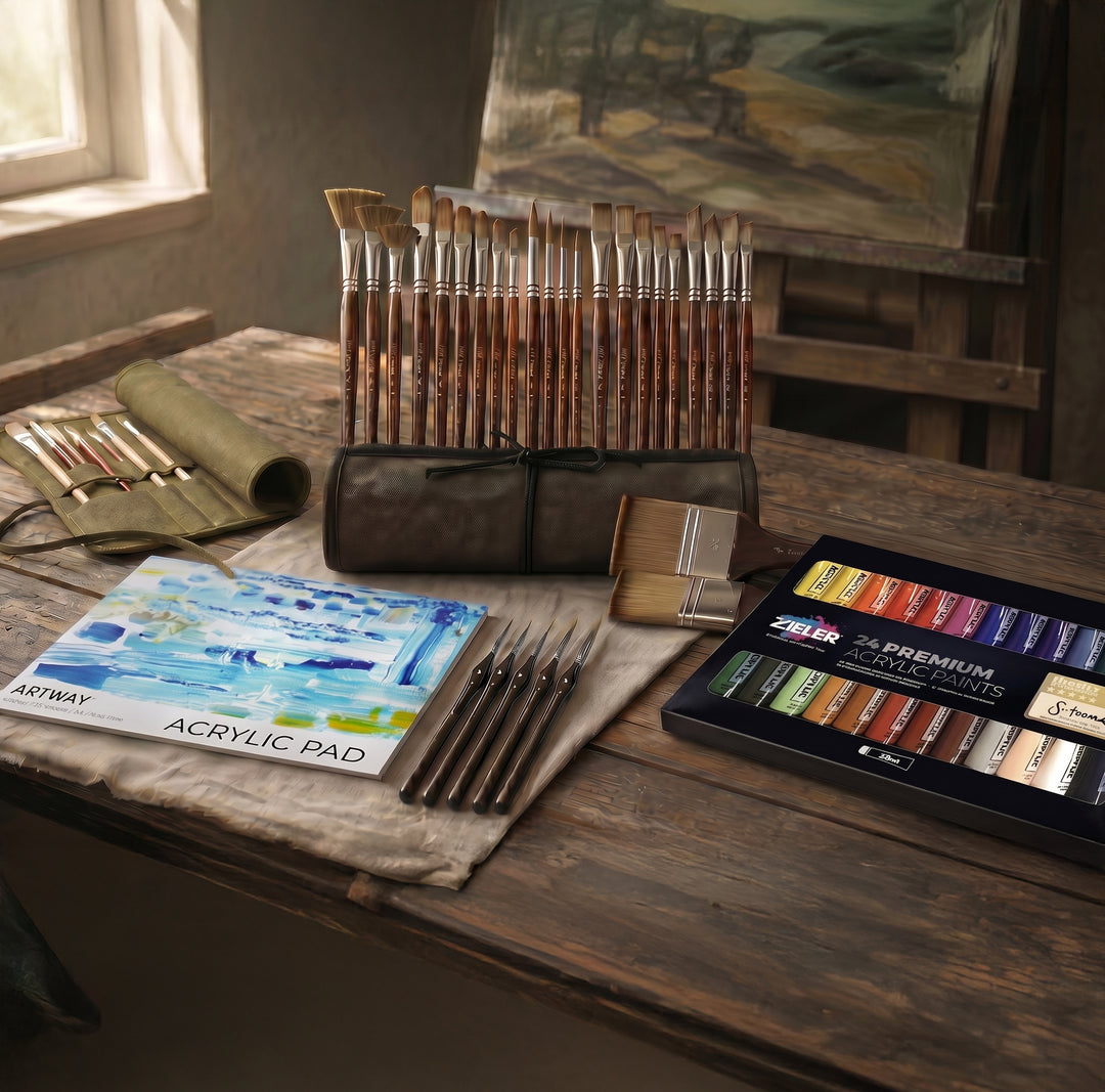 NEW - The Venice Premium Acrylic Artist Bundle with 2 FREE GIFTS