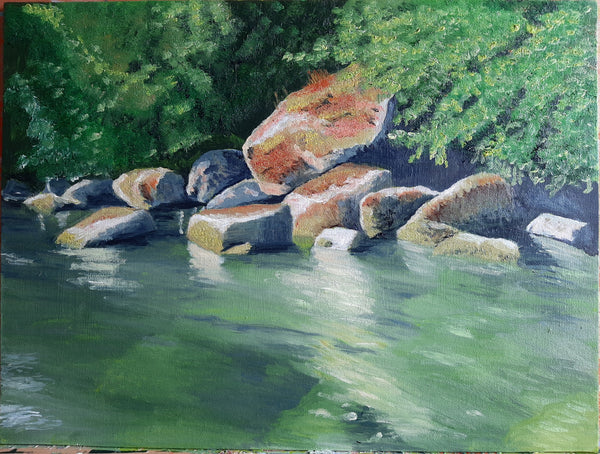 Painting by Alison Faulkner