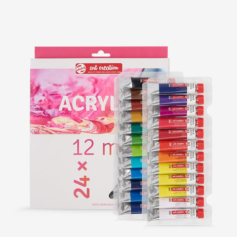 Talens acrylic set, 24 colours
