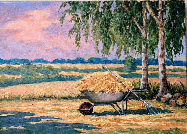 Painting by Caroline Bromley-Gardner