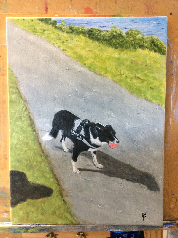 Painting by Catriona Finlay