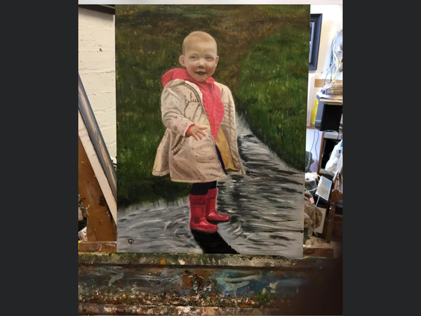 Painting by Catriona Finlay