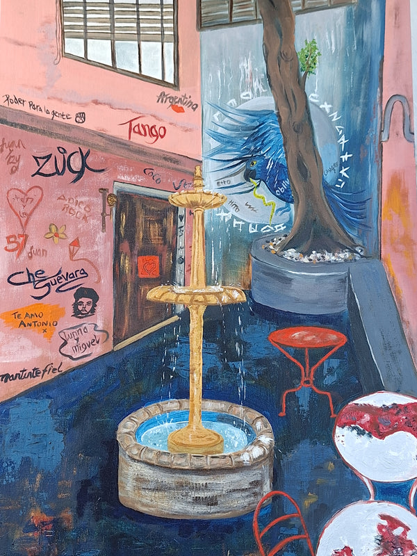 Painting by Chrissie Jessett