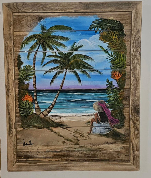 Painting by David Woodhall
