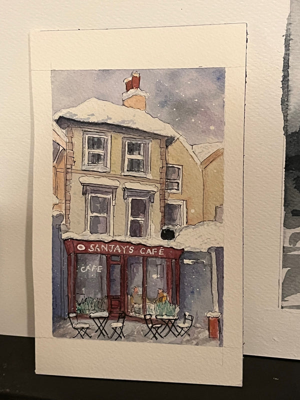 Painting by Fiona Hurlock