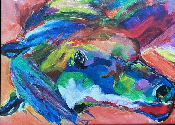 Painting by Becky Allin