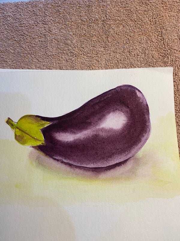 Painting by Hilary Chamberlain