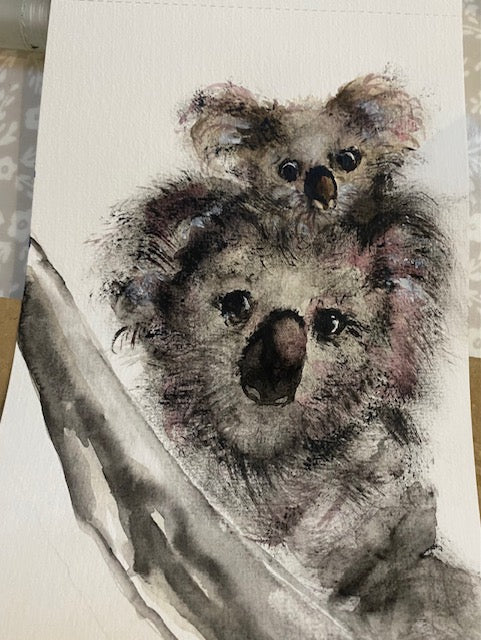 Painting by Hilary Chamberlain