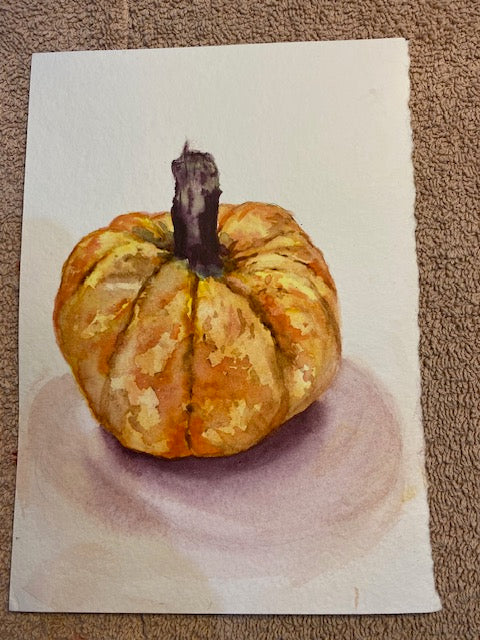 Painting by Hilary Chamberlain