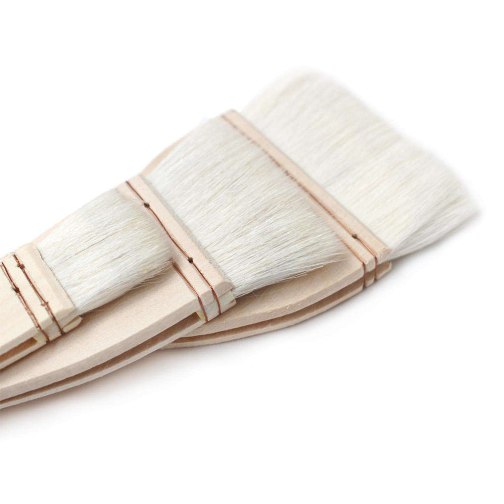 Hake Brush Set of 3, Goat Hair, view 6